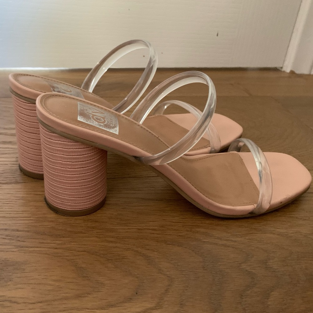 Dolce Vita Noles Heel in Nude Crystal size 8